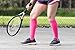 Run Forever Compression Socks for Men & Women 20-30mmHg Medical Grade Graduated Stockings (Pink, XL)
