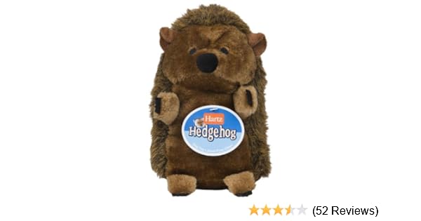 hartz hedgehog dog toy