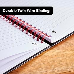 Black n' Red Notebook, Business Journal, 11" x