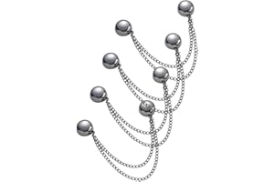 4Pcs Multi-Function Magnetic Clothing Clips, Strongest Strength Buttons, Multi-Purpose Pinless Brooch for Women Clothes Hijab