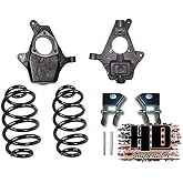 2007-2014 Tahoe Suburban Yukon XL Escalade 2" Front 4" Rear Lowering Drop Kit with Spindles Coil Springs and Shock Extenders