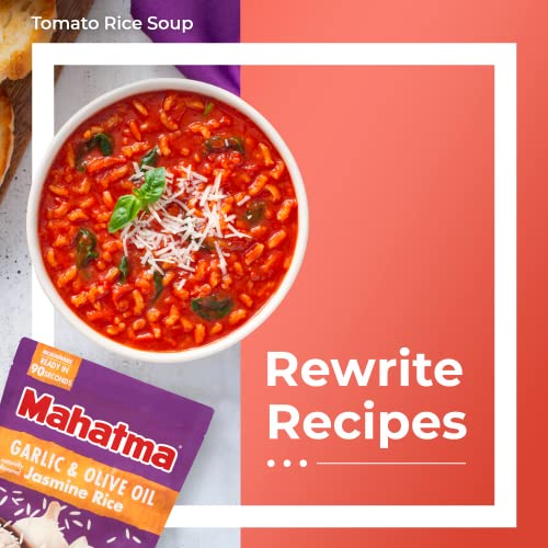 Mahatma Ready to Heat Garlic & Olive OilFlavored Jasmine Rice
