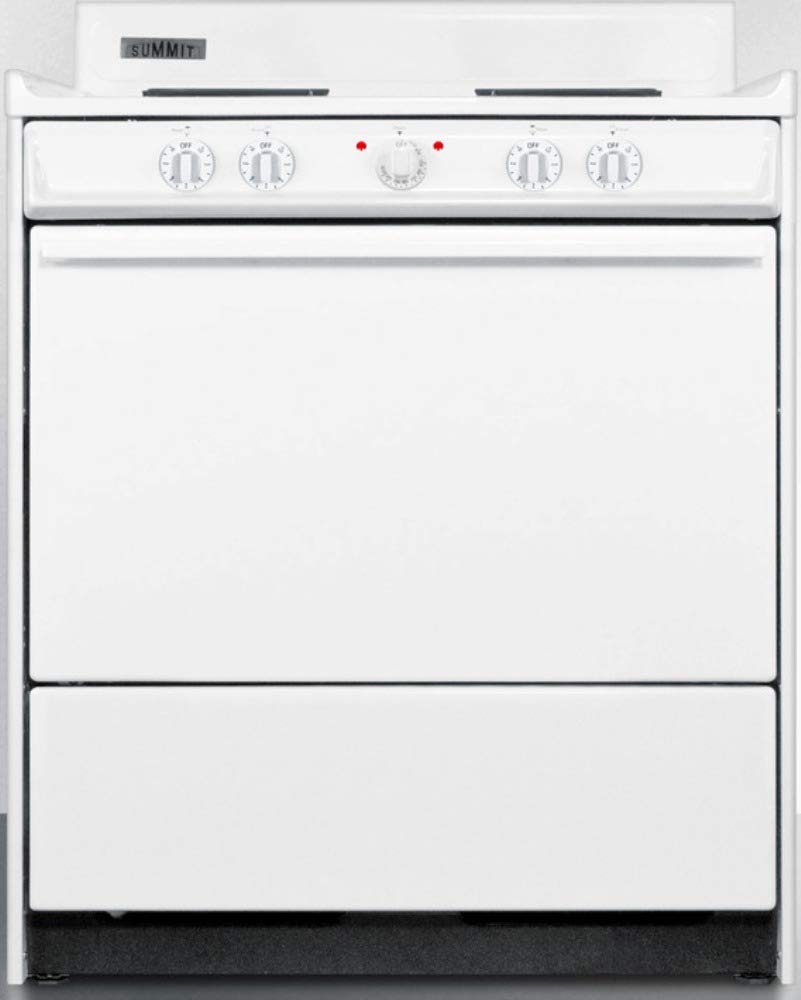 Summit WEM210 Kitchen Electric Cooking Range, White