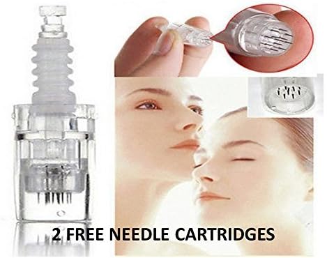 Auto Micro Needle Pen Derma Pen Derma Roller Derma Stamp with two FREE 12 needle cartridges