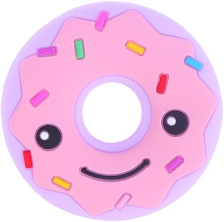 Amazon Co Jp Heallily 赤ちゃんおしゃぶり1ピース歯が生えるおもちゃドーナツ型咀wingおしゃぶりシリコーン歯が生えるおもちゃ幼児幼児赤ちゃん ビューティー