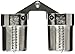 SOSS Invisible Hinge Model 216, 20 Minute Fire Rated, Zinc, Satin Chrome Exterior Finish, Model Number 216US26D