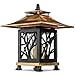 H Potter Decorative Candle Lantern Outdoor Indoor for Patio Deck Balcony Terrace Tabletop