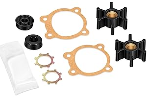 Utility Pump Overhaul Repair Kit Fit For Wayne PC1/PC2, Little Giant Pony, Trupow, Harbor Freight 63317 – Includes 2 Impeller