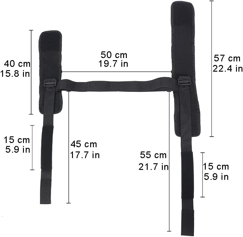 Fushida Leg and Thigh Lifters, Medical Transfer Cushion, Leg Lift Assist Band with Padded Wrist Strap for Lifting, Movement, Transfer Mobility Device Can be Used by Yourself (FYH171-1-large): Health & Personal Care