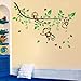Cheeky Monkey Hanging on Tree Branches Monkey Wall Decal Nursery Wall Decal