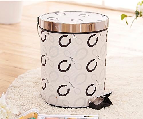 Step trash can,Pedal waste bin Plastic round trash can in home &amp; kitchen Bathrooms Office-I