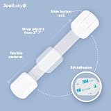 Jool Baby Products Child Safety Strap Locks 4 Pack 3M Adhesive No Drilling view 3