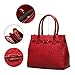Hynes Victory Ostrich Top Handle Handbag (Red)