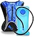Aduro Sport Hydration Backpack [Hydro-Pro], 1.5L / 2L / 3L BPA Free Water Bladder, Unisex, Water Resistant, Durable, Light Weight, Adjustable Sizing (Blue, 2 Liters (67 Fl. Oz))