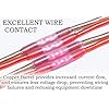 MONOLIT-100PCS-RED-Heat-Shrink-Butt-Connectors-Insulated-Waterproof-Marine-Automotive-Grade-Electrical-Wire-Crimp-22-18-Butt-Connectors