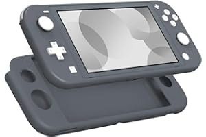MoKo Case Compatible with Nintendo Switch Lite, Silicone Protective Rubber Cover, Shock-Absorption Anti-Scratch Non-Slip Case