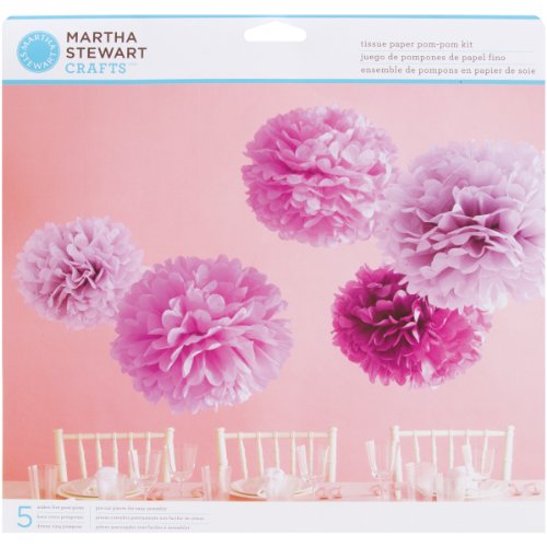 Martha Stewart Crafts Pom Poms, Purple