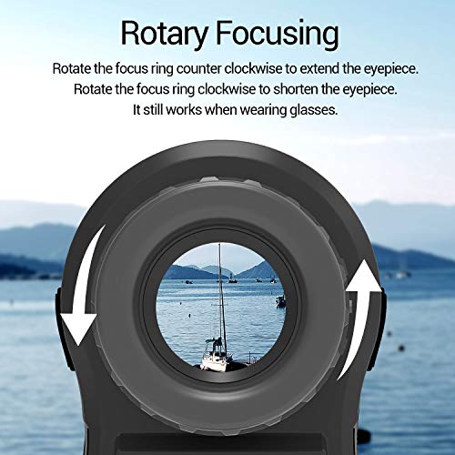 image for MOESAPU USB Rechargeable Laser Golf Range Finder Without Slope 5-656 Y