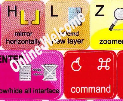 AMBIENT DESIGN ARTRAGE keyboard sticker