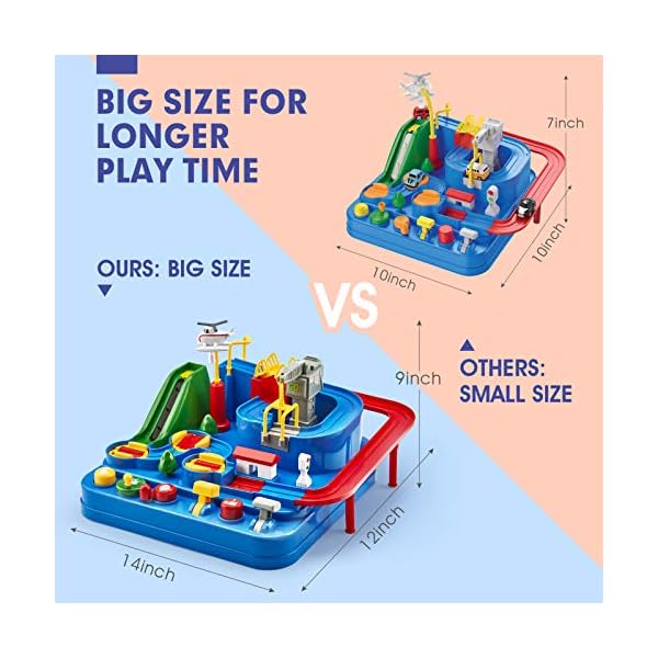 CubicFun-Cars-Track-Kids-Toys-for-4-Year-Old-Boy-Girls-LARGE-Car-Adventure-Toys-for-3-Year-Old-Intelligence-Educational-Autism-Toys-for-5-6-Year-Old-Girls-Boys-Gifts-for-Kids-Age-3-4-5 CubicFun Cars Track Kids Toys for 4 Year Old Boy Girls, LARGE Car Adventure Toys for 3 Year Old Intelligence Educational Autism Toys for 5 6 Year Old Girls Boys Gifts for Kids Age 3 4 5