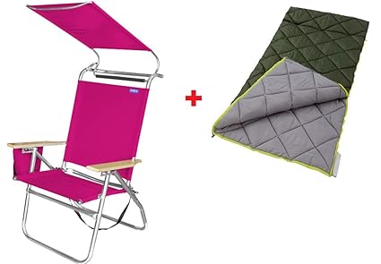 Copa 4 Position Big Tycoon Canopy Beach Chair 1 Pink Amazon In Home Kitchen