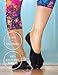 RAE-YOGA Non Skid Antibacterial Bamboo Toe Socks (M-L (8.5 -10), Black)