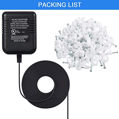 C Wire Adapter for Thermostats 24 Volt Transformer Compatible with Nest