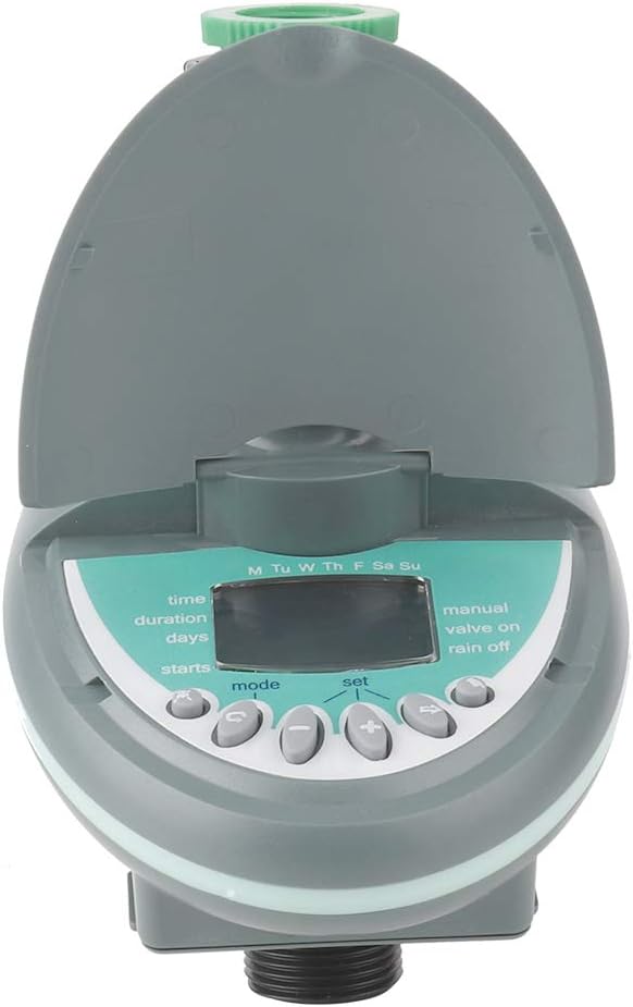 GLOGLOW Drip Irrigation Timer Controller, Automatic Watering Timer with LCD Display for Parterre Grow : Garden & Outdoor