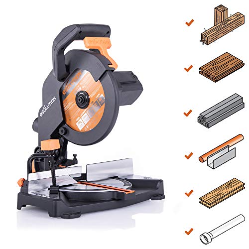 Evolution Power Tools - R210CMS Mehrzweck-Gehrungssäge, 210 mm (230 V), Kabelgebunden – Bild 3
