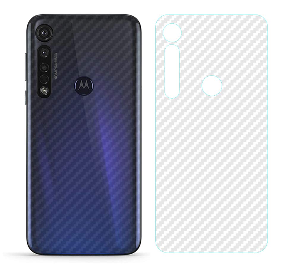 NOKOER Back Protector Flim for Motorola One Macro, [4 Pack] 0.1mm Ultra Slim Scratchproof Soft Back Film, [Anti-fingerprint] [Non-slip] [Transparent]