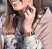 SWEES Leather Bands Compatible for Fitbit Charge 4, Charge 3 & Charge 3 SE Fitness Tracker, Genuine Leather Band Strap Wristband Replacement for Women Men Small Large, Black, Rose Gold, Beige, Brown