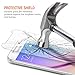 Galaxy S6 Screen Protector,Trianium [2 Pack] Glass Screen Protector for Samsung Galaxy S6 ONLY [Tempered Glass] Thinnest [0.2mm] Work with Most Protective Case 99% Touch Accurate