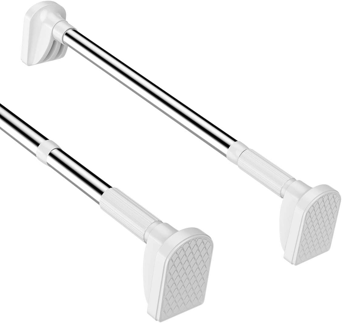 Amazon Lecoolife 強力突っ張り棒 ステンレス 伸縮棒 強い負荷 ドリル不要 物干し竿 極太 つっぱり棒 クローゼット ボール カーテンロッド シャワーカーテンロッド 布団干し 室内 屋外 直径25mm 取付寸法50 80cm カーテンレール ポール オンライン