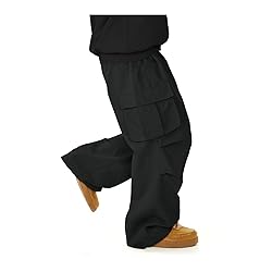 Baggy Cargo Pants Men Wide Casual Parachute Pants