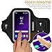 RUNBACH Armband for Galaxy S9,Running Exercise Gym Bag with Fingerprint Touch/Key Holder and Card Slot for Samsung Galaxy S9 (Black)
