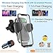 Wireless Car Charger Mount, Cshidworld Auto Clamping 10W/7.5W Qi Fast Charging Car Mount, Windshield Dashboard Air Vent Phone Holder Compatible with iPhone 11 Pro Xs Max XR 8 Plus, Samsung S10 S9 S8
