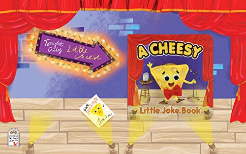 A Cheesy Little Joke Book: Finger Puppet Board Book with Simple Silly Fun for Toddlers