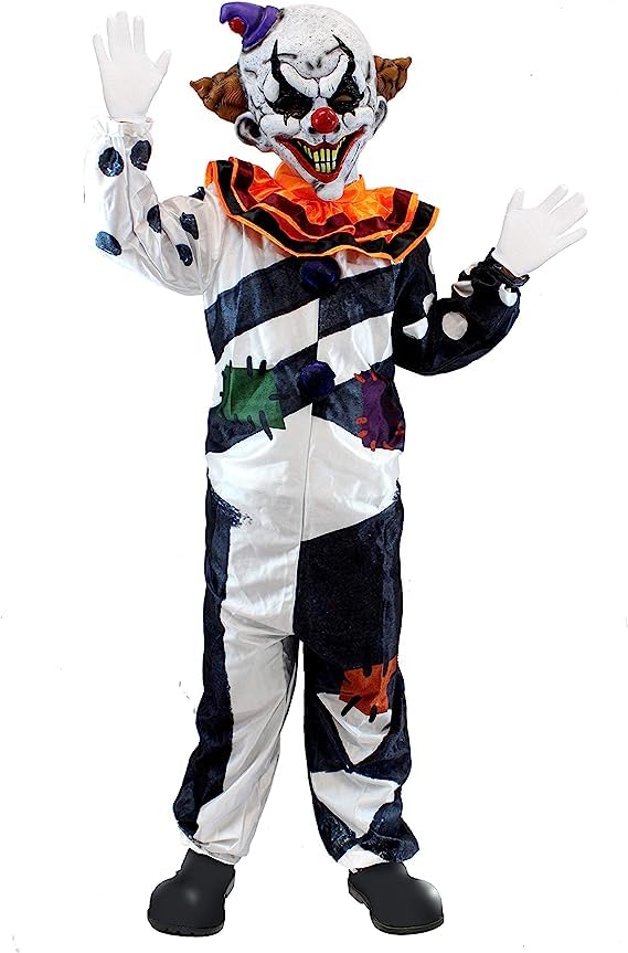 Spooktacular Creations Scary Clown Costume Kids Deluxe Set for