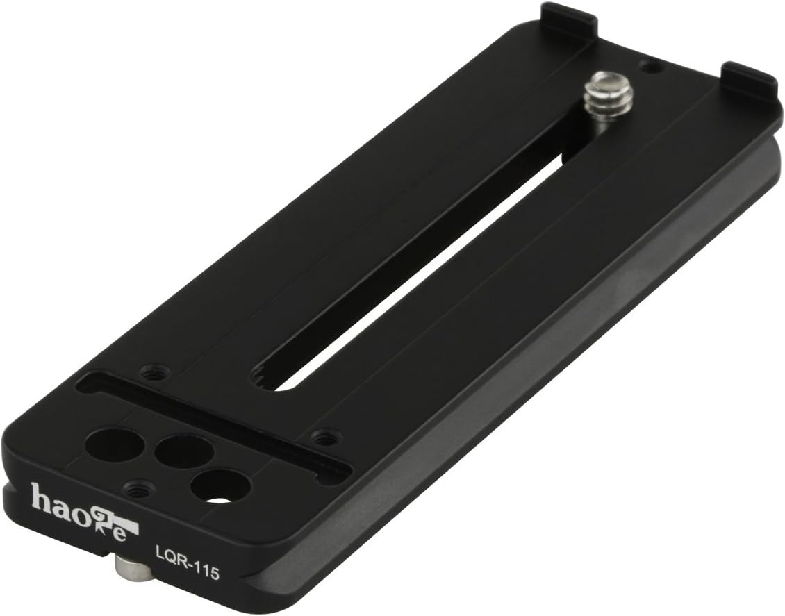 Haoge LQR-115 112mm Universal Lens Foot Quick Release Plate for Canon Nikon Olympus Fujifilm Tokina Tamron Sigma Pentax Sony Tele Telephoto Lens Compatible with Arca Swiss Tripod Ball Head Ballhead - Image 3