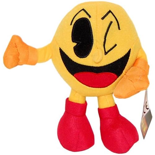 ToyFactory Pac-Man 7 Inch Plush Figures 