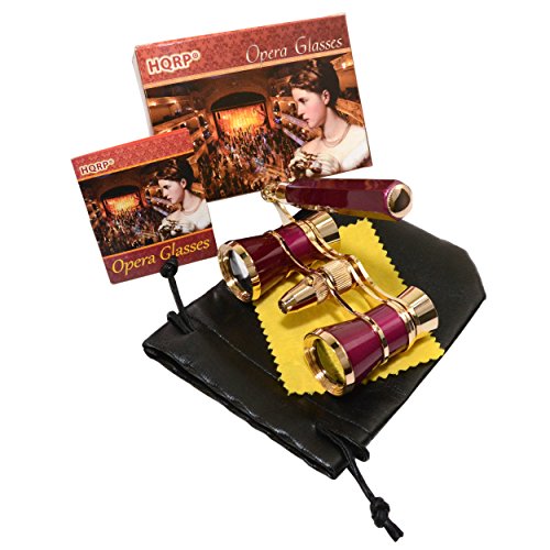 4 HQRP+Glasses+Crystal+Foldable+Burgundy