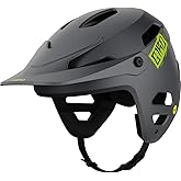 Giro Tyrant Spherical Adult Mountain Cycling Helmet - Matte Metallic Black/Ano Lime, Small (51-55 cm)