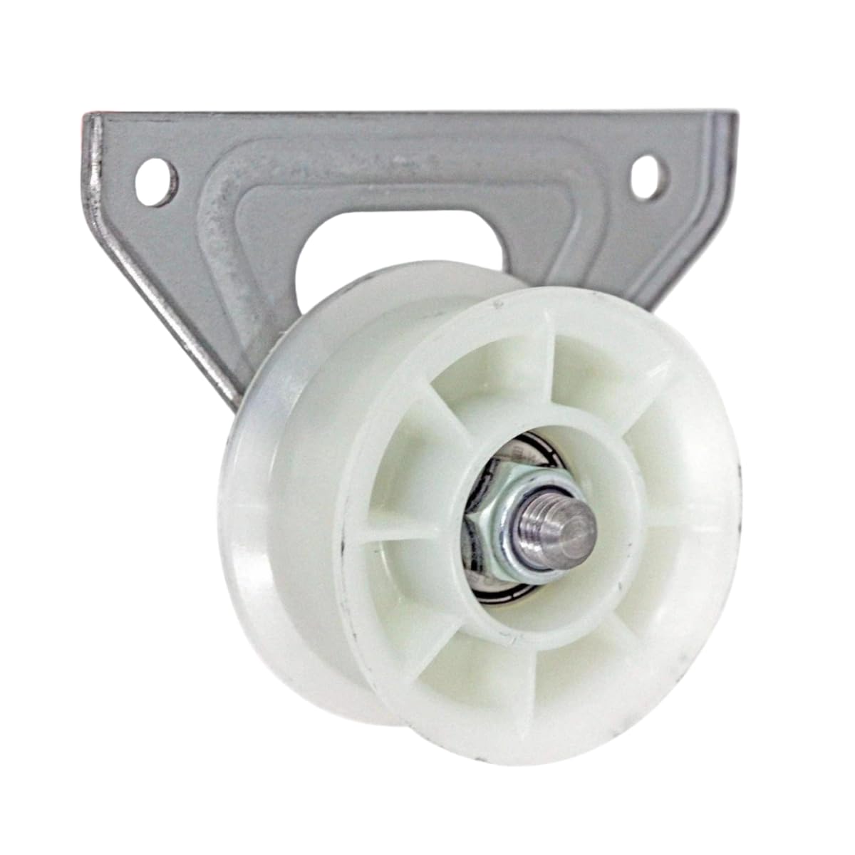 FIND A SPARE Jockey Wheel White And Bracket For Hotpoint Ariston Creda Cannon Tumble Dryer C00504520 ADE70CXFR ALE70CFR