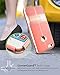 iPhone SE Case, Vena vAllure Wave Texture, Bumper Frame, Drop Protection CornerGuard ShockProof, Strong Grip, Slim Hybrid Cover for Apple iPhone SE / 5s / 5 (Gold / Coral Pink)