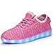GreatJoy Adults/Kids LED Shoes Light up Sneaker USB Charging Fashion Gift