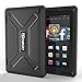 Fire HD 7 2014 Case - Poetic Revolution Heavy Duty Protective Hybrid Case with Built-in Screen Protector for Amazon Fire HD 7 (2014 Model) 4th Gen Only - Black (Not Fit Fire 7 5th Gen 2015 Release)