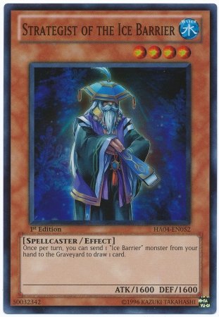 Yu-Gi-Oh! - Strategist of the Ice Barrier (HA04-EN052) - Hidden Arsenal 4: Trishulas Triumph - 1st Edition - Super Rare