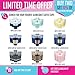 Glowcoast Disposable Coffee Cups With Lids - 20 oz To Go Coffee Cup (80 Pack). Large Travel Cups Hold Shape With Hot and Cold Drinks, No Leaks! Paper Cups with Insulated Sleeves Protect Fingers!