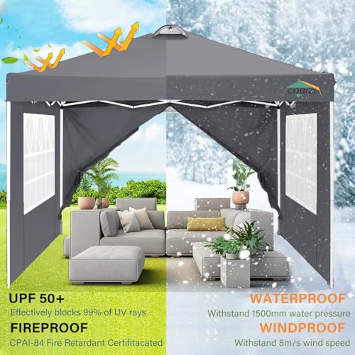 COBIZI 10x10 Pop Up Canopy Tent Review: Portable Gazebo with Removable Sidewalls image 29