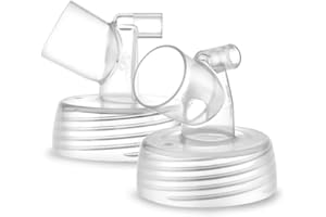 Maymom Widemouth Connector 2pc Compatible w Spectra S1 Spectra S2 Pump; Compatible with Medela PersonalFit Shield, Pumpin Pal Shield, Lansinoh Flange, Maymom MyFit Shields, MyFit Crater Shield
